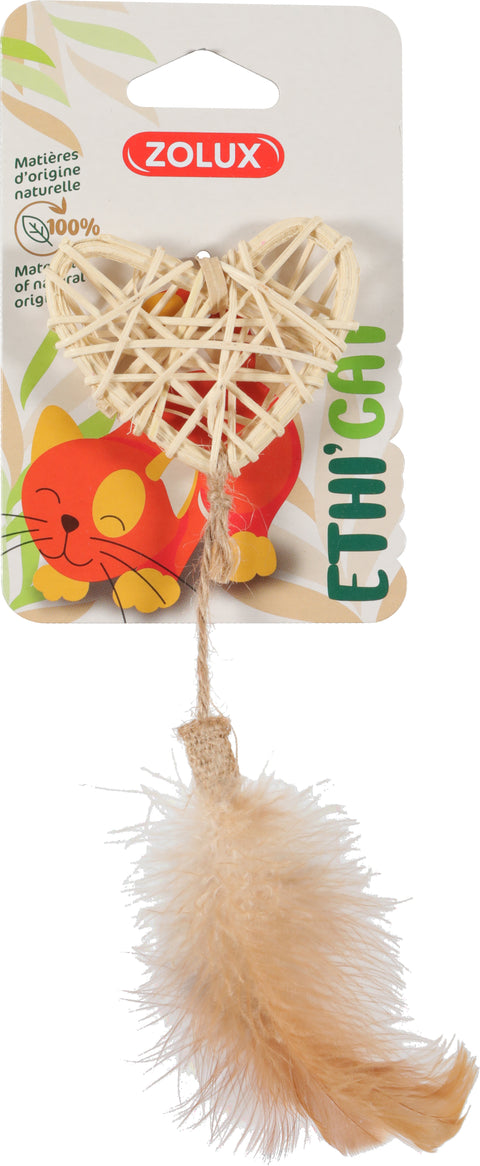 زولوكس لعبة مسلية للقطط على شكل قلب