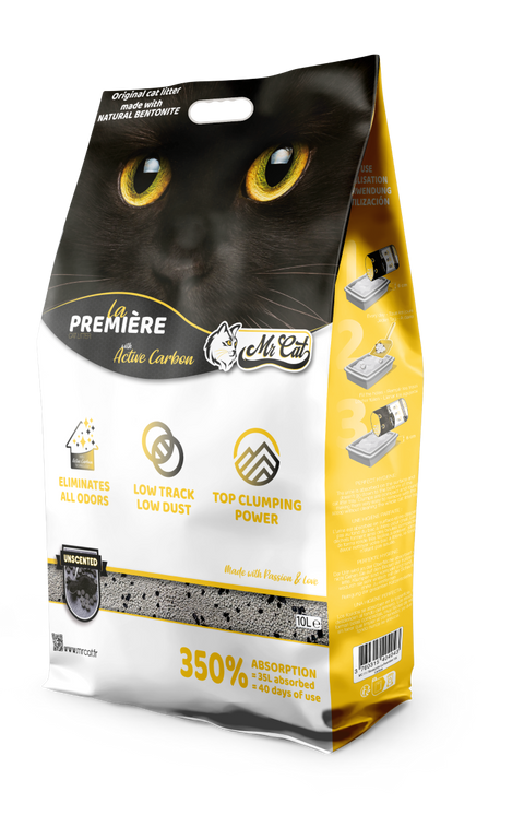 Mr.Cat Litter Unscented Active Carbon Formula 10L / 8kg