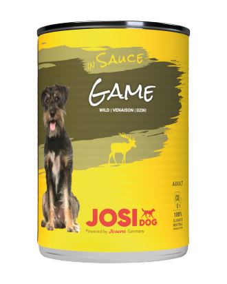 Josi Dog Wet Food - Game in Sause 415g – Petite