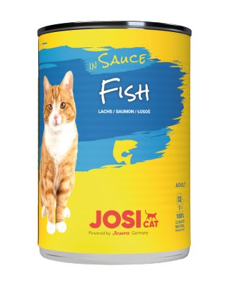 جوسي كات معلبات السمك في الصلصة للقطط البالغة 400 جرام