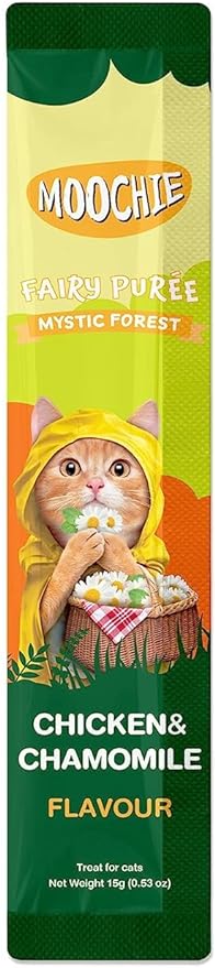 Moochie Cat Treats Chicken & Chamomile Flavor 5x15 g