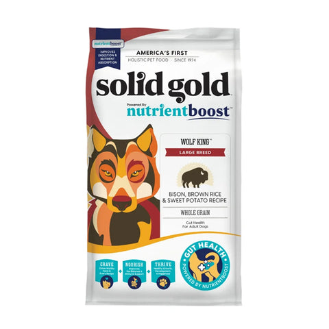 Solid Gold Nutrient Boost Wolf King Bison for Dogs