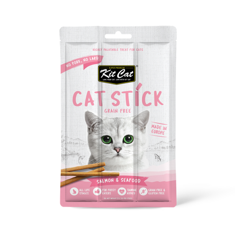 Kit Cat Salmon & Seafood Sticks Cat Treat 15g