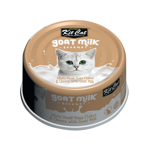 Kit Cat Boneless Tuna Flakes & Cheese with Goat Milk 70g