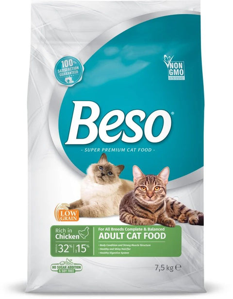 Beso Chicken Dry food for Adult Cats 7.5kg