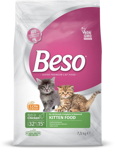 Beso Chicken Dry food for Kittens 7.5kg