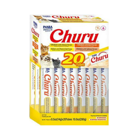 Inaba Churu Chicken & Beef Variety for Cats 20 x 14g