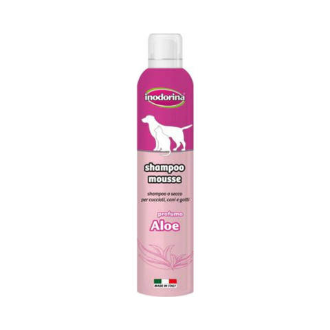 Inodorina Shampoo Mousse Aloe Cats & Dogs 300ml - Aloe Vera