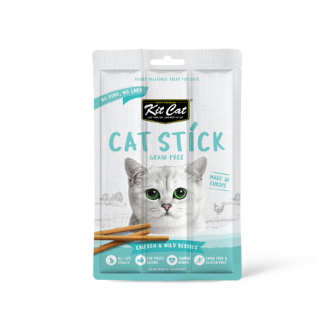 Kit Cat Sticks for cats - Chicken & Wild Berries 15g
