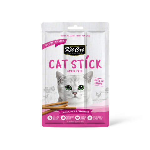 Kit Cat Sticks for cats - Chicken Duck & Cranberries 15g