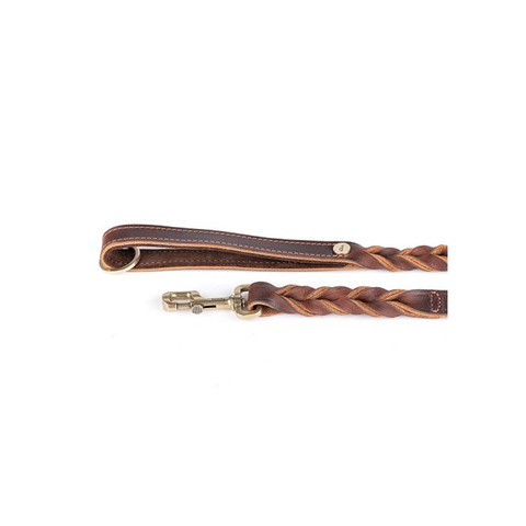 MF ASCOT Leash LEATHER Brown 110x2.1cm