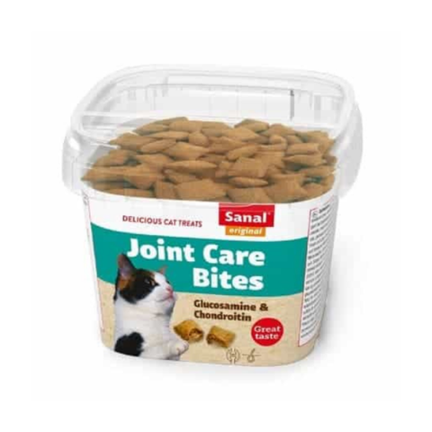 Sanal Fish Bites in Cup Joint Care Crunchy Treats for Cats 75g