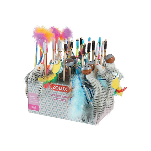 Zolux Cat Toy Random Fishing Rod