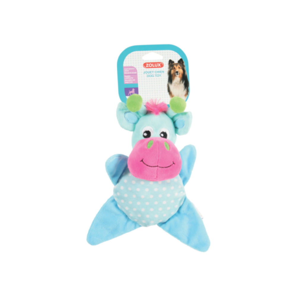 Zolux Pop Toy Ciuccio Per Cani - Giocattolo Mordibile Turchese 6.2x6x10cm Con Effetto Sonoro - Foto 4