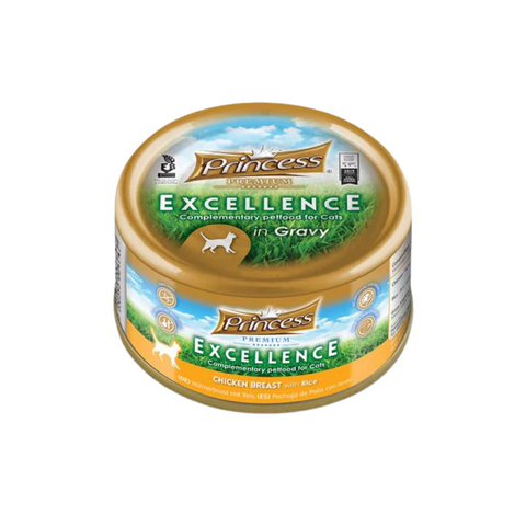 Princess Wet Cat Food Chicken Breast with Rice 70g