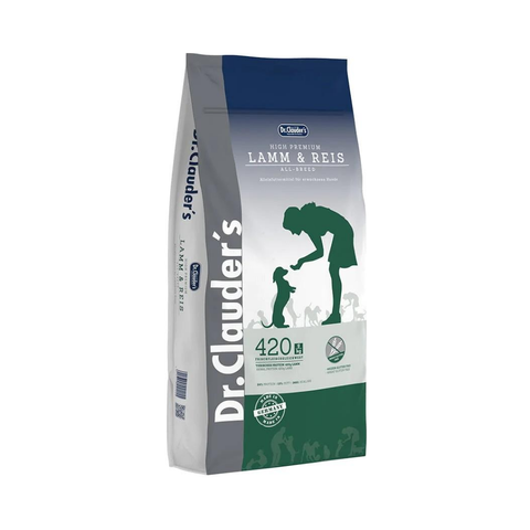 Dr. Clauder's High Premium Dog Dry Food with Lamb and Rice- 15 Kg