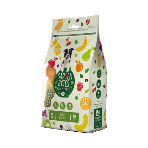 GardenBites Fruity Friends Small Dogs Treats L-12.5Cm-90g x3 Sticks