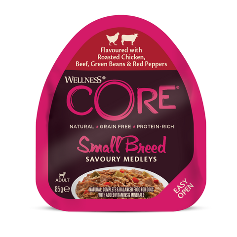 Wellness Core Wet Food Chicken & Beef for S Breed Dogs 85g