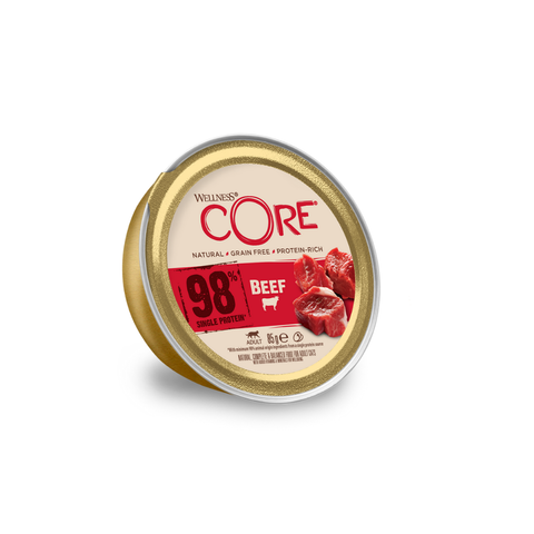 Wellness Core Wet Food 98% Single Protein Beef for Cats 85g
