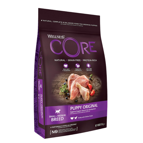 Wellness Core Original Dry Food Turkey with Chicken for Puppies