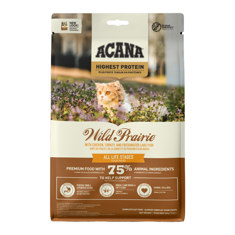 Acana Wild Prairie Dry Food Fish & Eggs for Cats