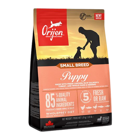 Orijen Dry Food Chicken, Turkey & Fish for S Breed Puppies 1.8kg