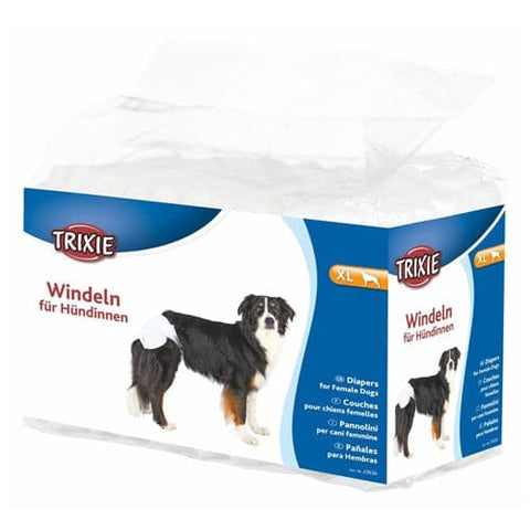 TRIXIE Diapers for Female Dogs 12 pcs Size XL