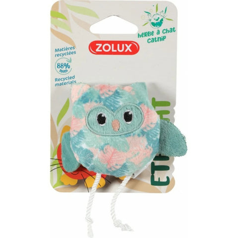 Zolux Fun Owl Toy with Catnip for Cats