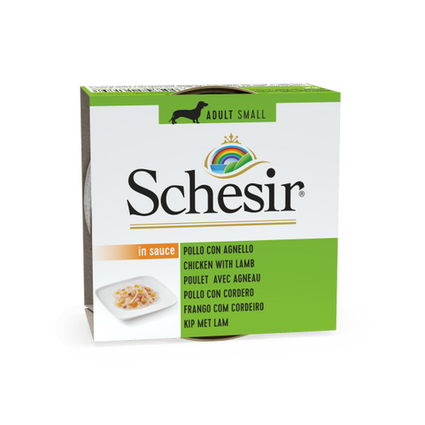Schesir Chicken with Lamb Cans for Small Breed Dogs 85g