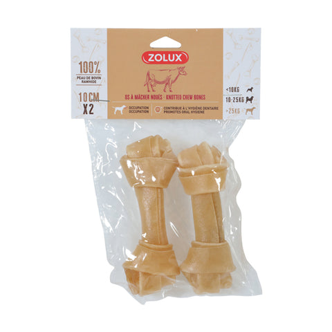 Zolux Dog Treats Knotted Bone 10cm X2