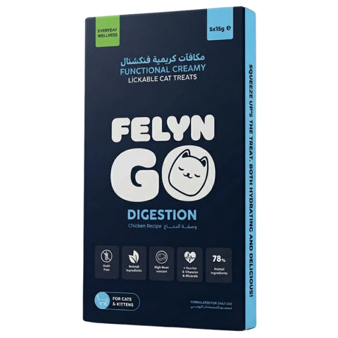 Felyn Go Functional Digestion Creamy Treats with Chicken for Cats & Kittens