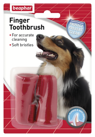 Beaphar Finger Tooth Brush for Dogs