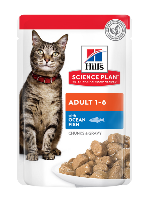 Hills Ocean Fish Pouches 85g for Adult Cats