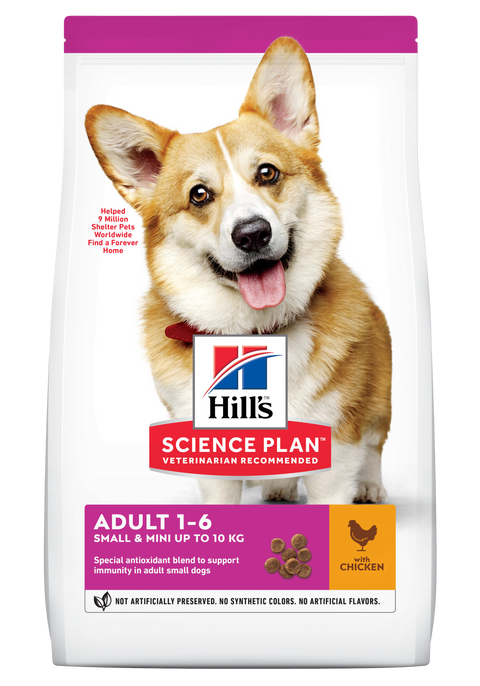 Hills Adult for Small Breed Dogs Chicken Barley Recipe Petite