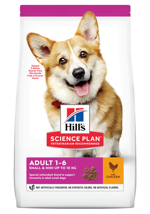 Hills Adult for Small Breed Dogs Chicken & Barley Recipe 3kg