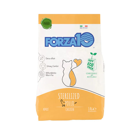 Forza10 Cat Dry Food Sterilized Chicken 1Kg