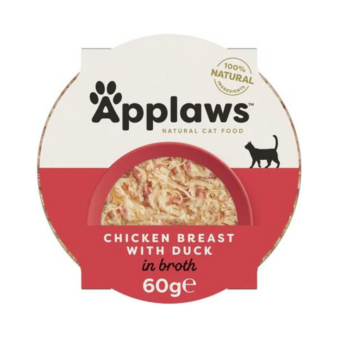 Applaws Chicken Breast with Duck in Broth for Adult Cats 60