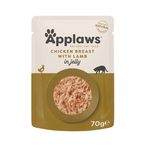 Applaws Chicken Breast Pouch with Lamb in Jelly for Cats 70g