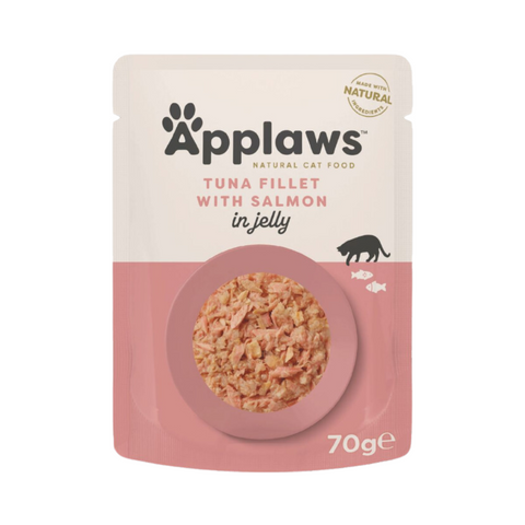 Applaws Tuna Fillet with Salmon Pouch in Jelly for Cats 70g