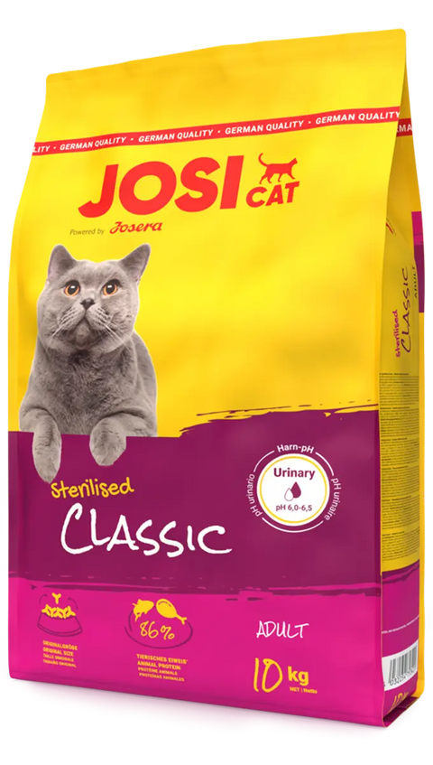 Josi Cat Classic Chicken Dry Food for Sterilized Cats Urinary Care