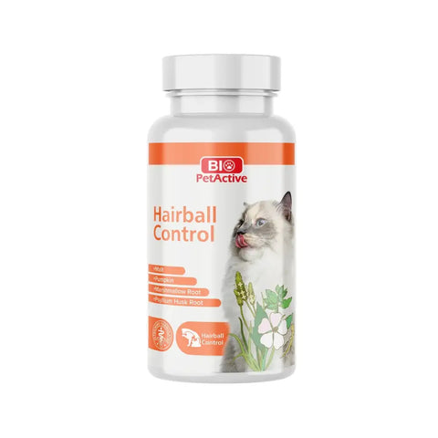 Bio PetActive Hairball Control Supplement for Cats 90 Tablets 45g