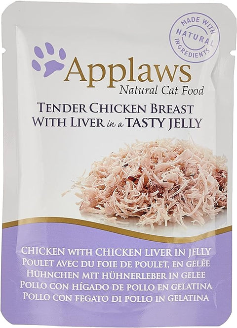 Applaws Chicken with Chicken Liver in Jelly Adult Cats 70g