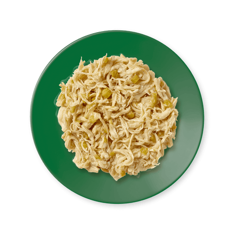 أبلاوز طعام رطب بنكهة الدجاج والهليون والأرز مع المرق للقطط البالغة