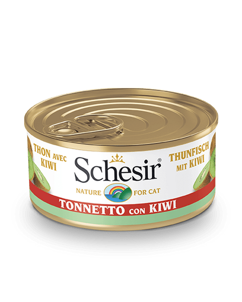 Schesir Tuna & Kiwi cans for Cats 75g