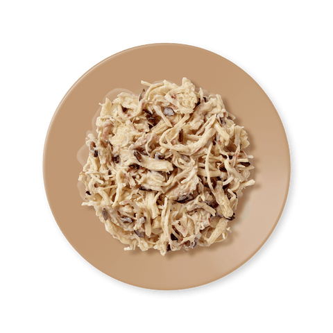 أبلاوز طعام رطب بنكهة الدجاج والأرز للقطط البالغة