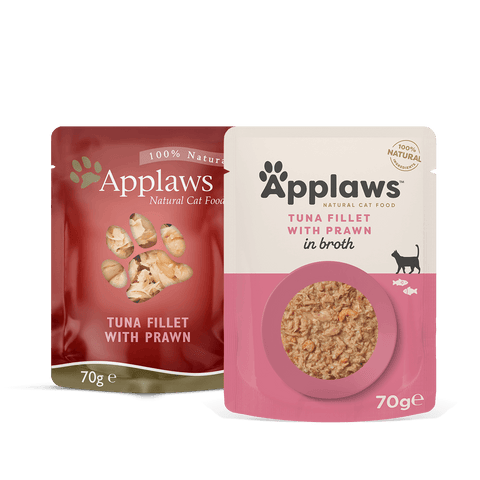 Applaws Wet Food with Tuna & Prawn in Broth for Adult Cats