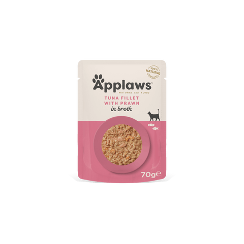Applaws Wet Food with Tuna & Prawn in Broth for Adult Cats