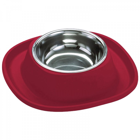 Soft Touch Stainless Steel Dog Bowl  Small