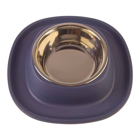 Soft Touch Stainless Steel Dog Bowl  Large