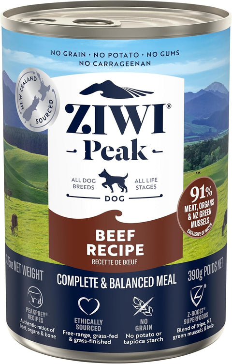 ZIWI Wet Food with Beef for All Breed & Life Stage Dogs